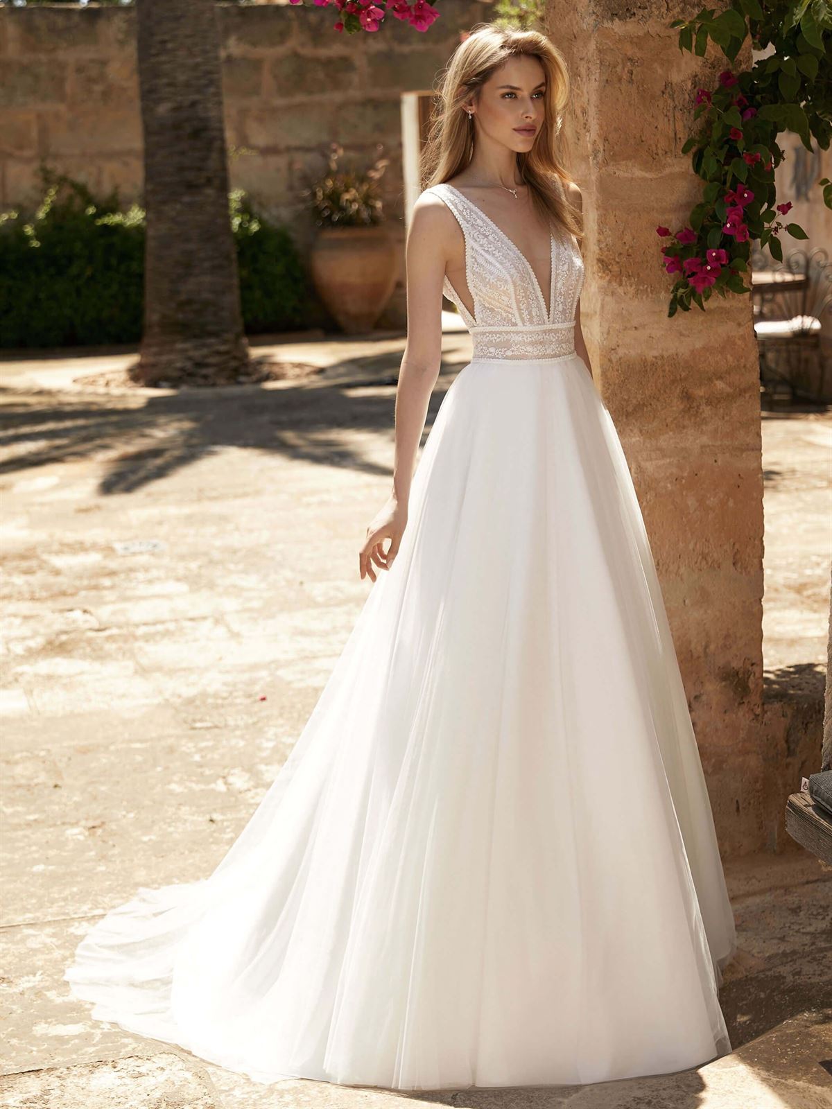 VESTIDO DE NOVIA ELECTRA DE BIANCO EVENTO - Imagen 3