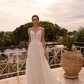 VESTIDO DE NOVIA OREASPOSA  DEMETRIOS L1200 - Imagen 1