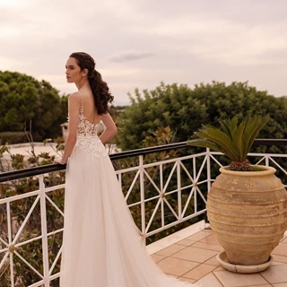 VESTIDO DE NOVIA OREASPOSA  DEMETRIOS L1200 - Imagen 2