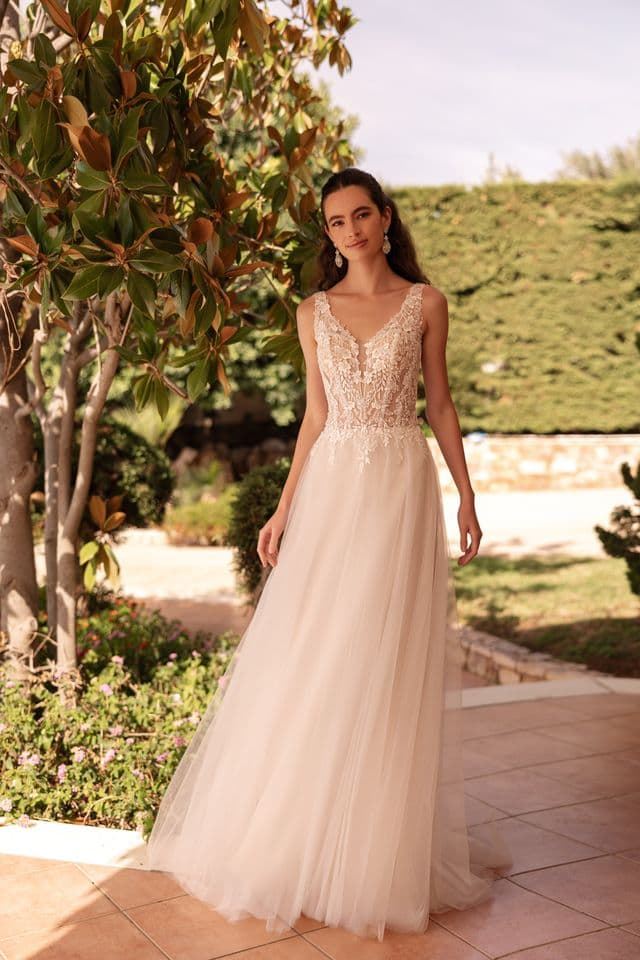 VESTIDO DE NOVIA OREASPOSA  DEMETRIOS L1202 - Imagen 1