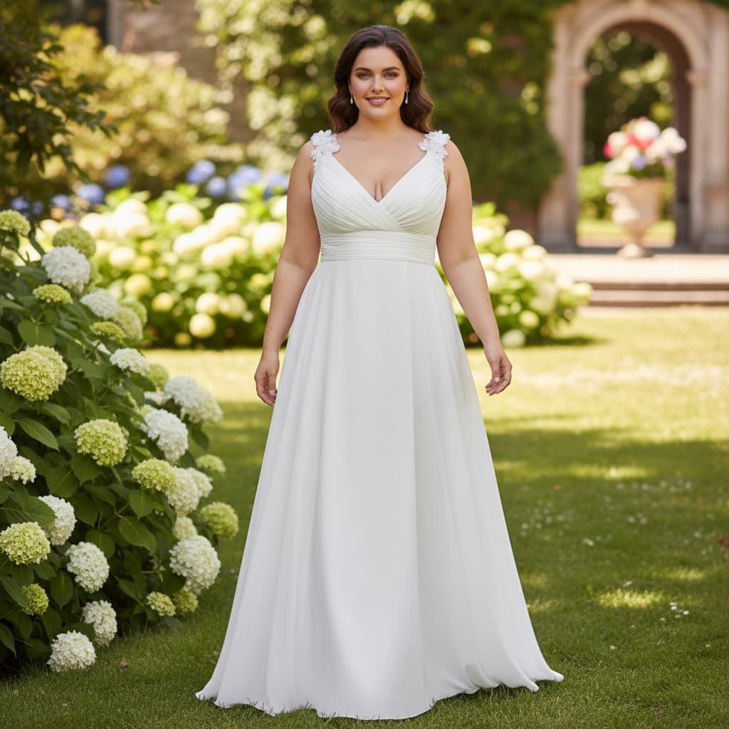 VESTIDO DE NOVIA QUEENSIZE CHERIE 2103 - Imagen 1