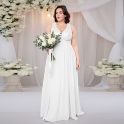 VESTIDO DE NOVIA QUEENSIZE LETICIA 1368 - Imagen 1