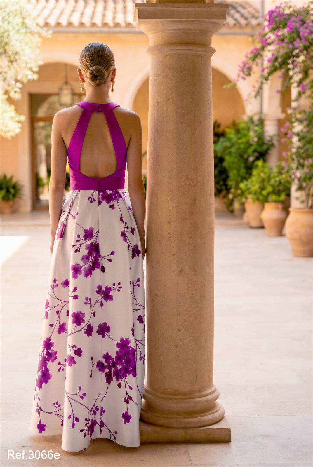 VESTIDO ESTAMPADO JUAN MARCOS 3066 - Imagen 2