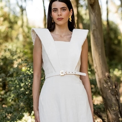 VESTIDO MAMÁ COMUNIÓN CARROL MERYFOR - Imagen 2