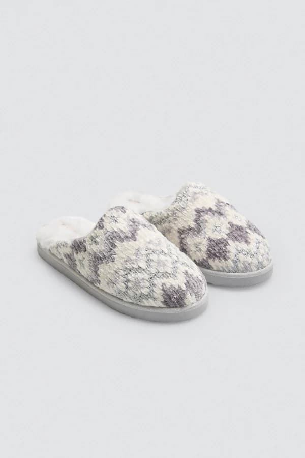 Zapatillas de Casa Mujer Ysabel Mora GRIS 14146 - Imagen 2