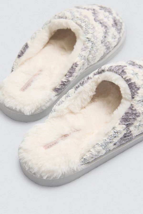 Zapatillas de Casa Mujer Ysabel Mora GRIS 14146 - Imagen 4