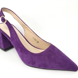 ZAPATO FIESTA DESTALONADO MORADO ANTELINA J231 - Imagen 1