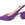 ZAPATO FIESTA DESTALONADO MORADO ANTELINA J231 - Imagen 2